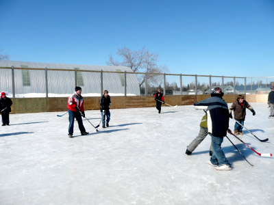 Patinoire extérieure